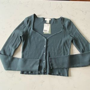 Long Sleeve Teal Top WITH TAGS